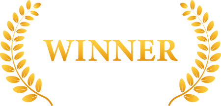 Winner golden laurel wreath